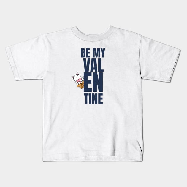 Be My Valentine Kids T-Shirt by Jitesh Kundra